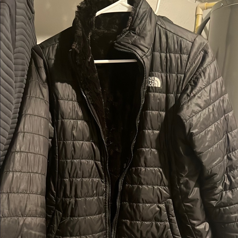 The North Face Black Reversible Quilted Puffer Jacket